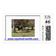 Horse and Cart, www.mysticdreamllc.com Stamp