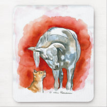 Horse and Cat mousepads