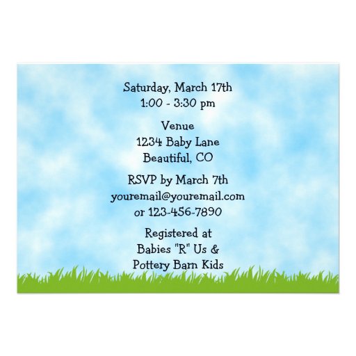 Horse and Farm Baby Shower Invitation for Girls