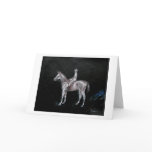 Horse and jockey greeting cards