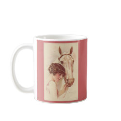 horse and lady 11 mug