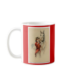 horse and lady 3 mug