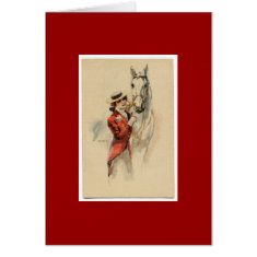Horse and Lady 4 card