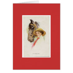 Horse and Lady 5 card
