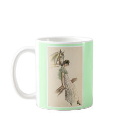 horse and lady 6 mug