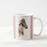 horse and lady 8 mug