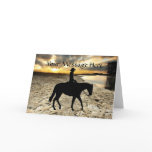 Horse and Rider Greeting Card