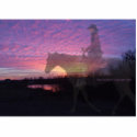 Horse and Rider in Sunset photo sculptures by BowNRanch Horse and Rider in Sunset photo sculptures