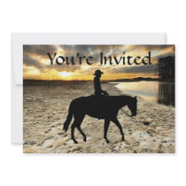 Horse and Rider Invitation