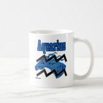 Horse Aquarius Zodiac Coffee Mug - Blue by nicayla Horse Aquarius Zodiac Coffee Mug - Blue