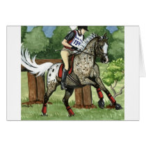 Horse Art APPALOOSA Eventing Cards