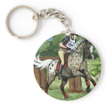 Horse Art APPALOOSA Eventing Keychains