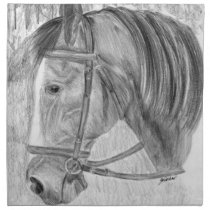 Horse art napkin napkins