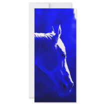 Horse At Night - Horse In Moonlight rack cards by hizli_art Horse At Night - Horse In Moonlight rack cards