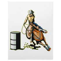 Horse Barrel Racing letterhead