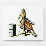 Horse Barrel Racing Mousepad