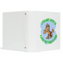 horse vinyl binder