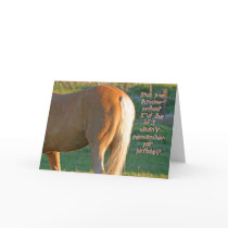 Horse Birthday Card by ByTheBecks Horse Birthday Card