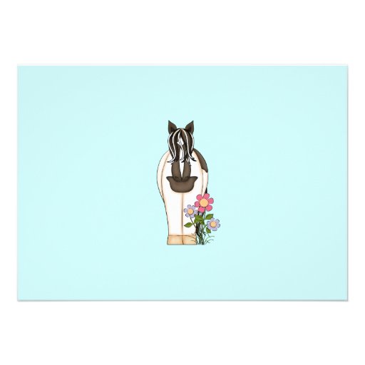 Horse Birthday Invitation for Girls