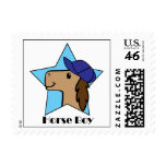 Horse Boy Stamp
