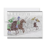 Horse Breaking from Starting Gate at Race Custom Announcements