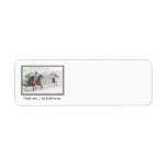 Horse Breaking from Starting Gate at Race Custom Return Address Labels