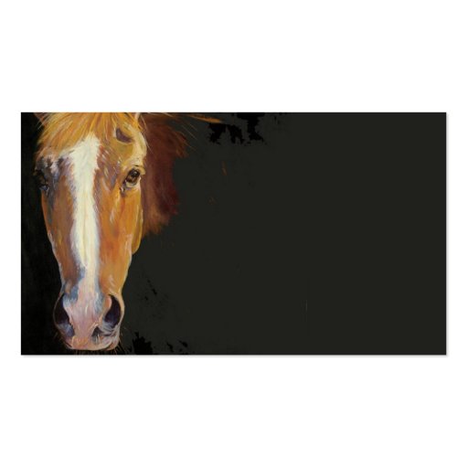 Horse Buissness Card Business Card (front side)