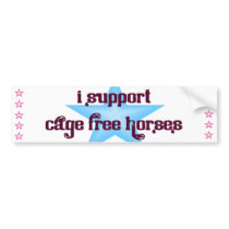 Horse bumper sticker