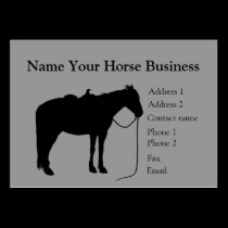 Horse Business Card business cards