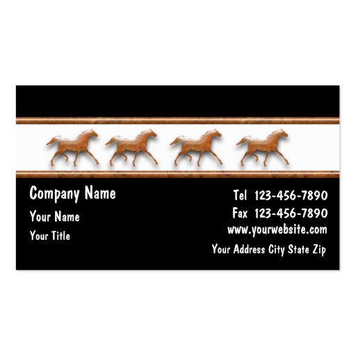 Horse Business Cards