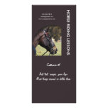 Horse business marketing custom rack card