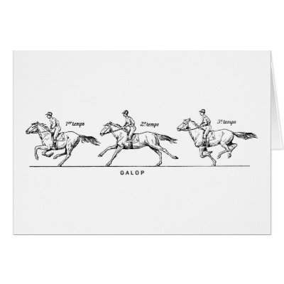 Horse Greeting Card by engravings