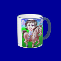 Horse Caricature Mug 13a mugs
