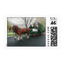 Horse & Carriage Christmas Postage postage