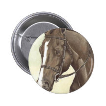 HORSE Champion Appendix QH Mare Pinback Button