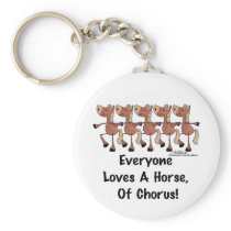 Horse Chorus Line Key Chain