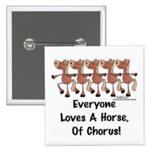 Horse Chorus Line Pin