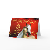 Horse Christmas Card