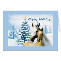 Horse Christmas Card