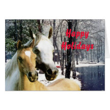 Horse Christmas Card