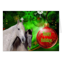 Horse Christmas Card