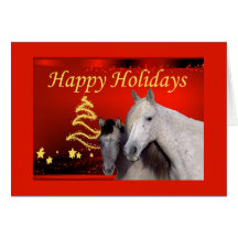 Horse Christmas Card