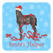 Horse Colt Santa's Helper Santa's Hat stickers