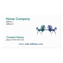 Horse Company Business Card