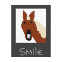 horse copy, Smile postcards by jenniekurono horse copy, Smile postcards