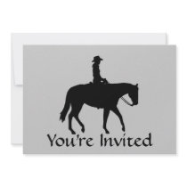 Horse Cowboy Invitation