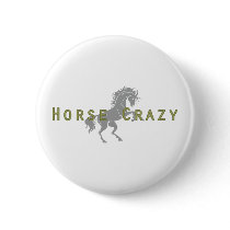 Horse Crazy buttons by PaintingPony Horse Crazy buttons