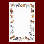 Horse Crazy Stationery stationery