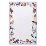 Horse Crazy Stationery Lavender