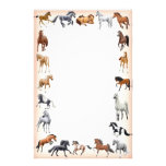 Horse Crazy Stationery Peach